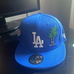 La Dodgers blue World Series  new era cap Sz 7 1/8